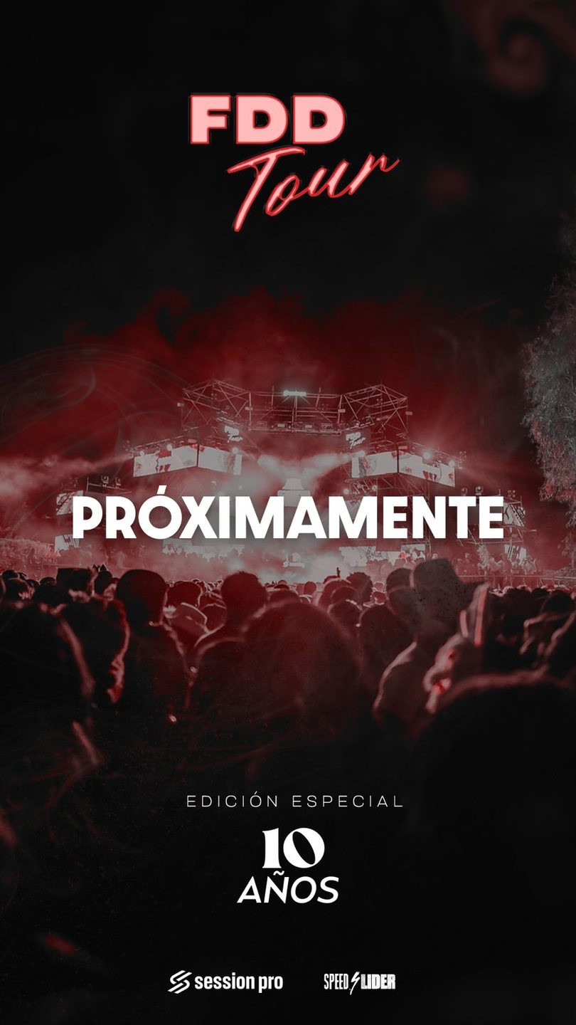 FDD Tour, edición especial 10 años. Sábado 24 de octubre, La Salmuera, San Juan.